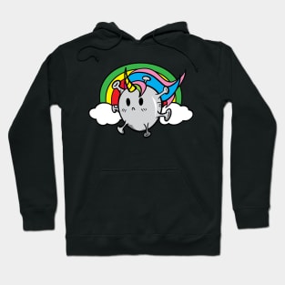 Virus boy unicorns  png cartoon png Hoodie